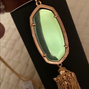 Kendra Scott Rayne Dichroric necklace rose gold